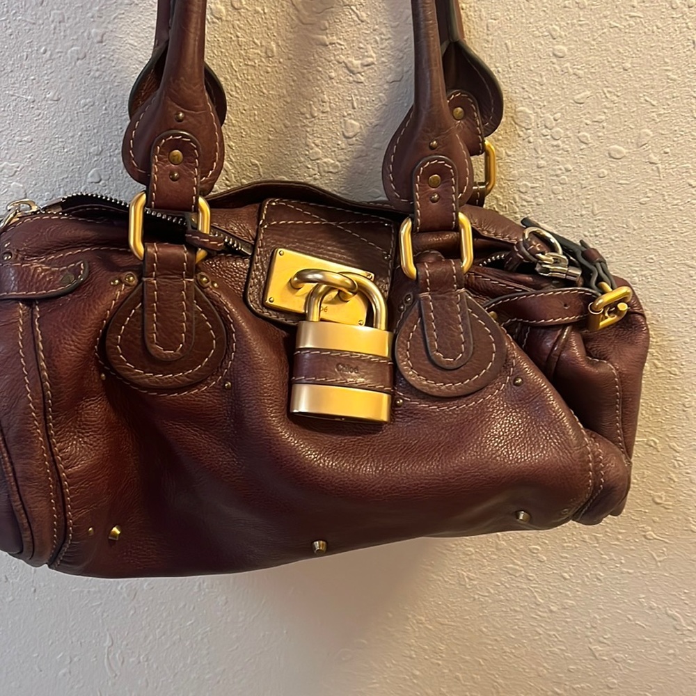 Wine Chloe Paddington Bag